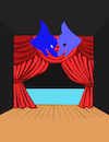 Cartoon: Dolphin Theater... (small) by berk-olgun tagged dolphin,theater