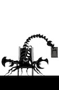Cartoon: Electric chair... (small) by berk-olgun tagged electric,chair