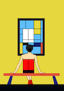 Cartoon: Exhibition... (small) by berk-olgun tagged exhibition