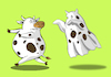 Cartoon: Ghost Cow... (small) by berk-olgun tagged ghost,cow