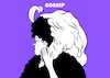 Cartoon: Gossip... (small) by berk-olgun tagged gossip