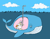 Cartoon: Jonah and the Whale... (small) by berk-olgun tagged jonah,and,the,whale