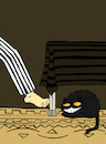 Cartoon: Little Toe... (small) by berk-olgun tagged black,cat