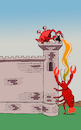 Cartoon: Lobster vs Crab... (small) by berk-olgun tagged lobster,vs,crab