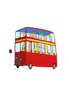 Cartoon: London Bus... (small) by berk-olgun tagged london,bus