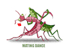 Cartoon: Maiting Dance... (small) by berk-olgun tagged maiting,dance