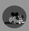 Cartoon: Mickey vs Minnie... (small) by berk-olgun tagged mickey,vs,minnie
