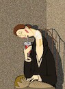 Cartoon: Modigliani vs Pipette... (small) by berk-olgun tagged modigliani,vs,pipette