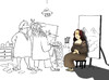Cartoon: Mona Lisa Smile... (small) by berk-olgun tagged mona,lisa,smile