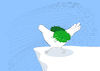 Cartoon: Olive Branch Wing... (small) by berk-olgun tagged olive,branch,wing