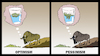 Cartoon: Optimism vs Pessimism... (small) by berk-olgun tagged optimism,vs,pessimism