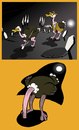 Cartoon: Ostrich Mafia... (small) by berk-olgun tagged ostrich,mafia