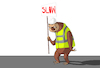 Cartoon: Perfect Job... (small) by berk-olgun tagged sloth