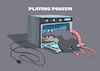 Cartoon: Play Dead... (small) by berk-olgun tagged play,dead