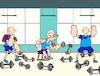 Cartoon: Popeye Gym... (small) by berk-olgun tagged popeye,gym