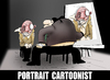 Cartoon: Portrait Cartoonist... (small) by berk-olgun tagged portrait,cartoonist