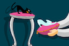 Cartoon: Princess Cat... (small) by berk-olgun tagged princess,cat