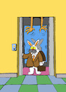 Cartoon: Rabbit at Work... (small) by berk-olgun tagged rabbit,at,work