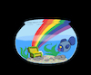 Cartoon: Rainbow Treasure... (small) by berk-olgun tagged rainbow,treasure
