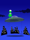 Cartoon: Sailor Alien... (small) by berk-olgun tagged sailor,alien