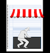 Cartoon: Shop Shutter... (small) by berk-olgun tagged shop,shutter