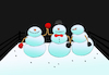 Cartoon: Snowman Boxing... (small) by berk-olgun tagged snowman,boxing