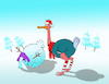 Cartoon: Snowostrich... (small) by berk-olgun tagged snowostrich