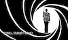 Cartoon: Target Bond... (small) by berk-olgun tagged target,bond