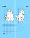 Cartoon: Technical Cat Drawing... (small) by berk-olgun tagged technical,cat,drawing