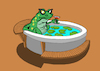 Cartoon: The Rich Frog... (small) by berk-olgun tagged the,rich,frog