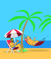 Cartoon: Vacation... (small) by berk-olgun tagged vacation