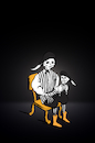 Cartoon: Ventriloquist Hamlet... (small) by berk-olgun tagged ventriloquist,hamlet