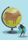 Cartoon: World Globe... (small) by berk-olgun tagged world,globe