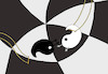 Cartoon: Yin Yang Trapeze... (small) by berk-olgun tagged yin,yang,trapeze