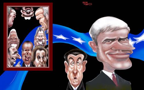 Cartoon: Boris Tadic (medium) by Marian Avramescu tagged boris