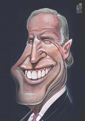 Cartoon: JOSEPH BIDEN (medium) by Marian Avramescu tagged joseph,biden