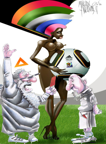 Cartoon: WORLD CUP 2010 (medium) by Marian Avramescu tagged mav