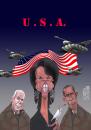 Cartoon: USA (small) by Marian Avramescu tagged rice obama mcain