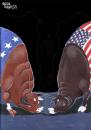 Cartoon: USA and EU (small) by Marian Avramescu tagged usa