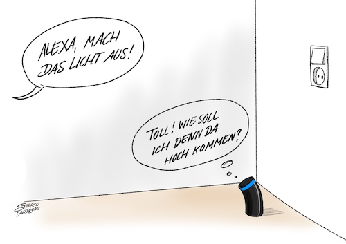 Alexa - mach das Licht aus! Alexa - mach das Licht aus!
