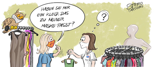 Masken als Modeartikel Masken als Modeartikel