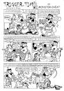Cartoon: Trigger-Tim Monster Cheat S.1 (small) by Glenn M Bülow tagged games,videogames,gaming,zocken,killerspiele,teenager,jugend,jugendschutz,familienleben,cheating,gameover