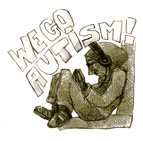Cartoon: we go autism (medium) by jenapaul tagged autism,smartphone,people,society,lifestyle