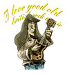 Cartoon: I love good old british rock (small) by jenapaul tagged rock,music,musician,great,britain,guitarist