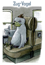 Cartoon: Zugvogel (small) by jenapaul tagged vogel,vögel,humor,zug,eisenbahn,bahn