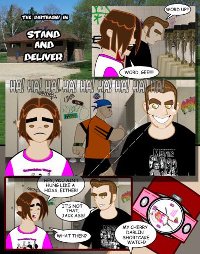 Cartoon: Stand and deliver part 1 (medium) by Jo-Rel tagged dirtbagtoons