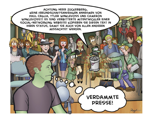 Cartoon: Die Presse 11 (medium) by Die Presse tagged pressekonfernez