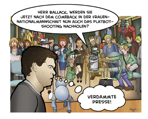 Cartoon: Die Presse 21 (medium) by Die Presse tagged pressekonferenz