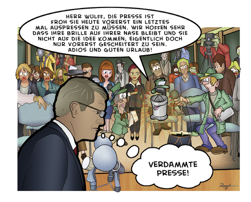 Cartoon: Die Presse 54 (medium) by Die Presse tagged pressekonferenz