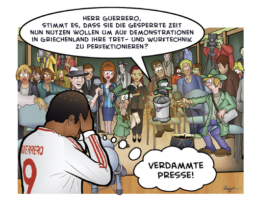 Cartoon: Die Presse 60 (medium) by Die Presse tagged pressekonferenz